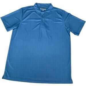 Pebble Beach Men's Performance Polo Blue Short-Sleeve Size XL NWT